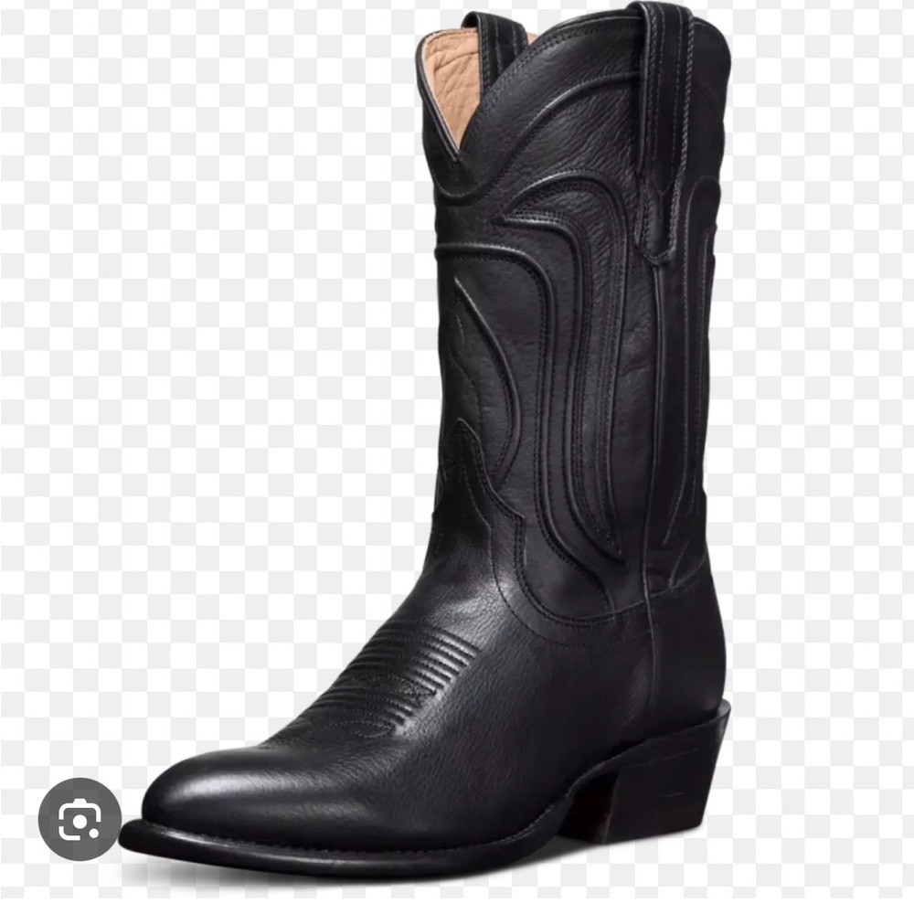 Tecovas The Jamie - Midnight Calf / 7 / B-Average Cowboy Boots